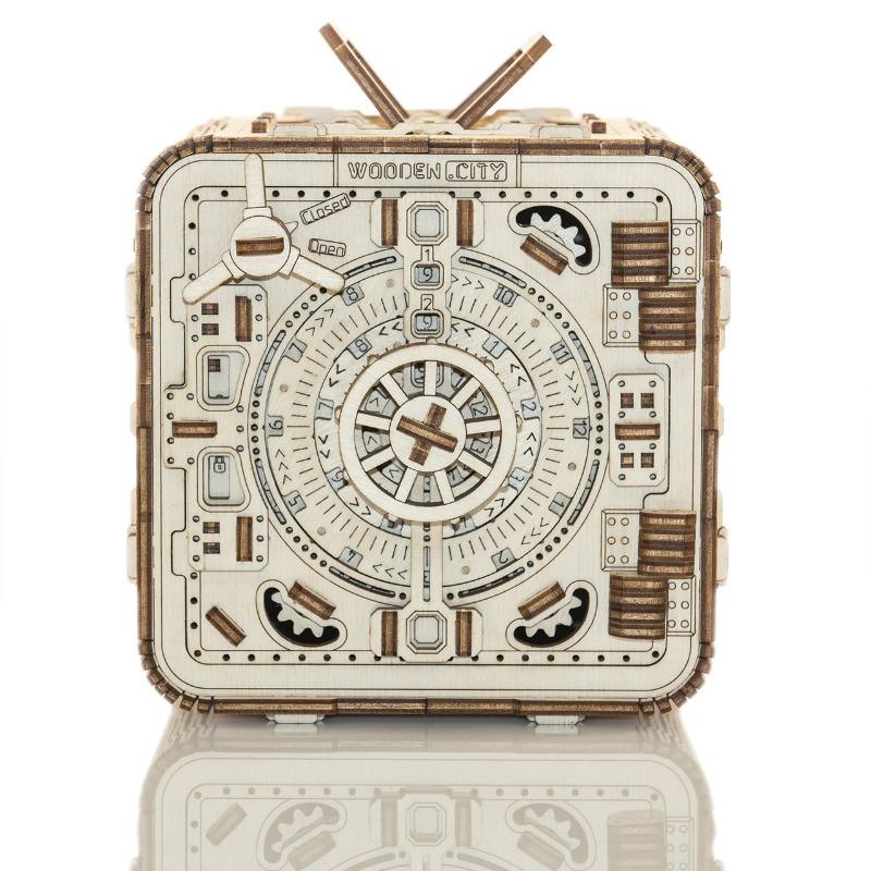 Wooden City Brainteaser Money Cabinet 3D Puzzle