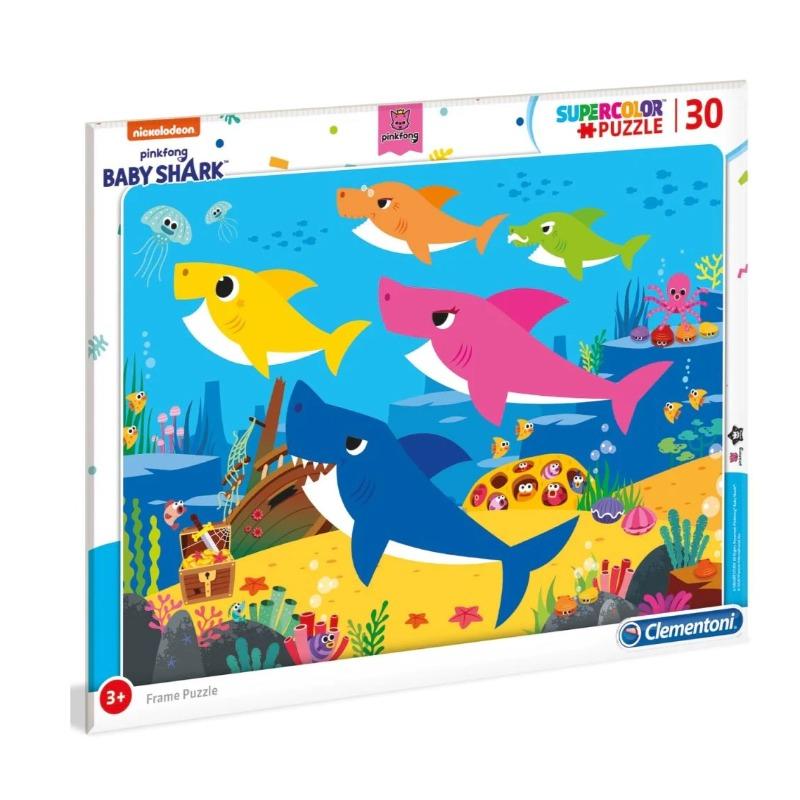 Clementoni Puzzel 30 Frame Baby Shark