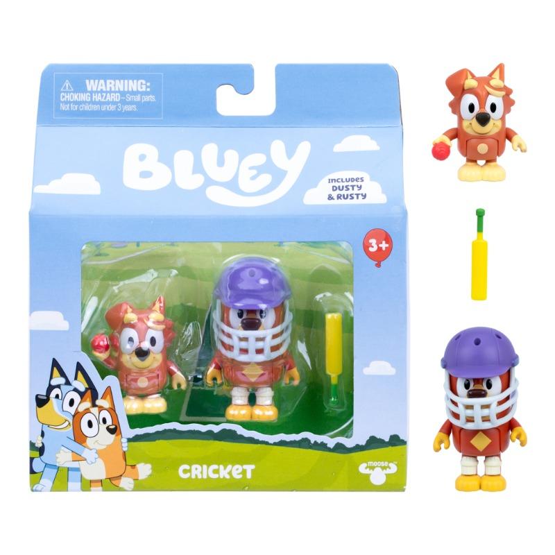 Bluey Figure 2 Pack Cricket S14 – Collectible Playset