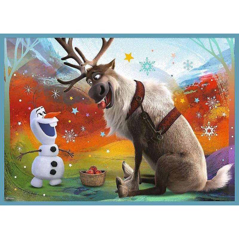 Trefl 4 in 1 Disney Frozen The Amazing World Puzzle