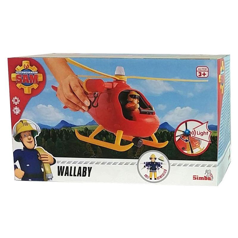 Fireman Sam Helicopter Wallaby including Figure