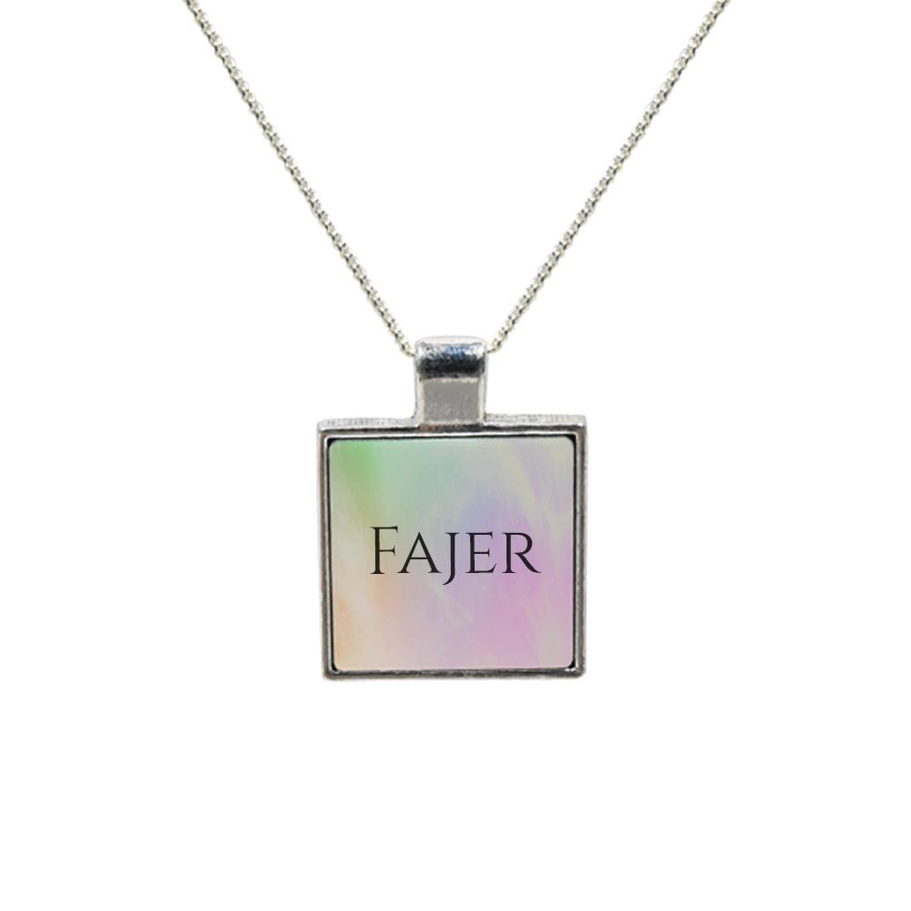 Rainbow - Square Pendant