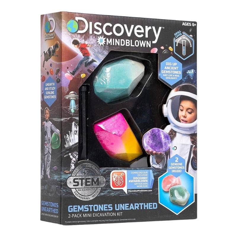 ديسكوفري كيدز - حفريات الأحجار الكريمة 2 قطعة