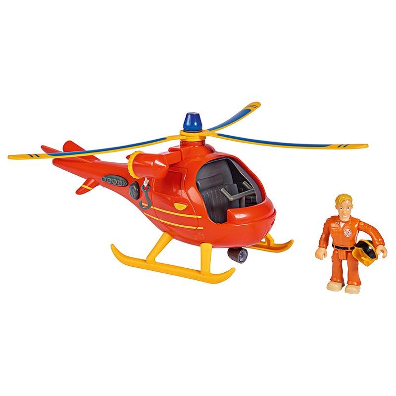 Fireman Sam Helicopter Wallaby including Figure