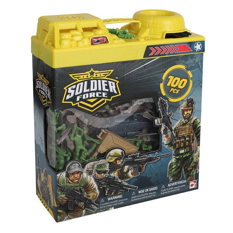 Soldier Force Bucket Soldiers 100 Pieces