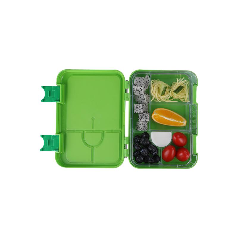 Bonjour Snack Box For Kids - Green Dino Small Size
