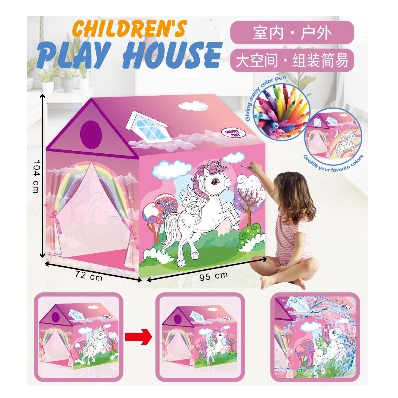 خيمة اللعب دودل بلاي هاوس بتصميم يونيكورن