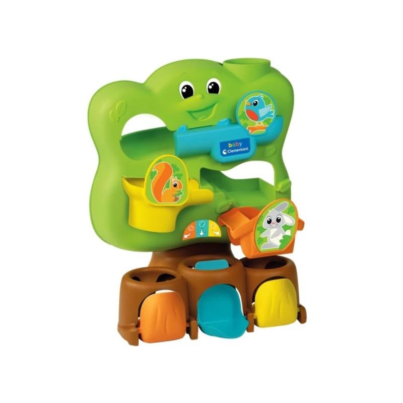 Clementoni Baby Magic Colour Tree Drop Log