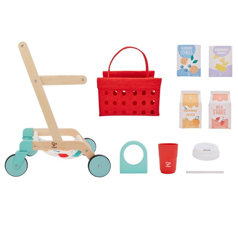 هايب عربة التسوق الخشبية للأطفال