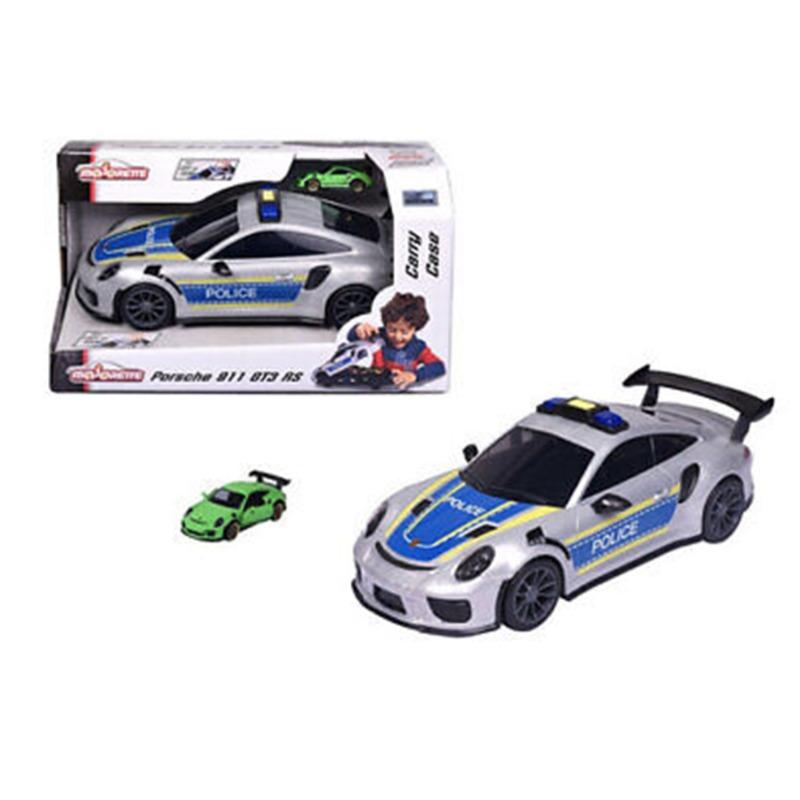 Majorette Porsche Police Car with 1 Simba Vehicle