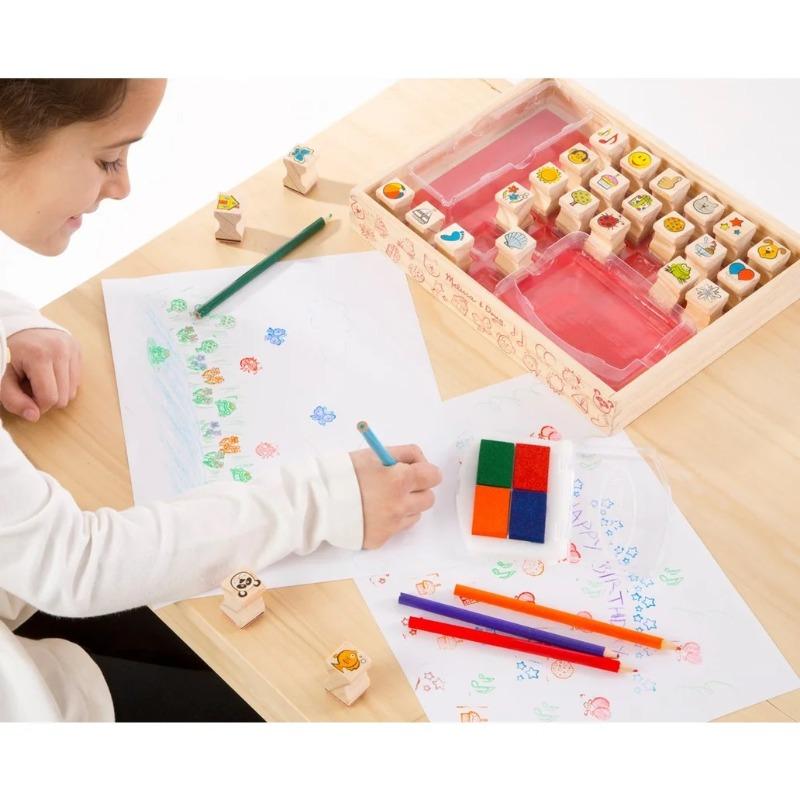 Melissa And Doug Wooden Stamp Set Favourite Things
