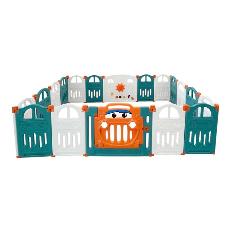 ليتل تودلرز - حاجز اللعب القابل للطي 16 قطعة