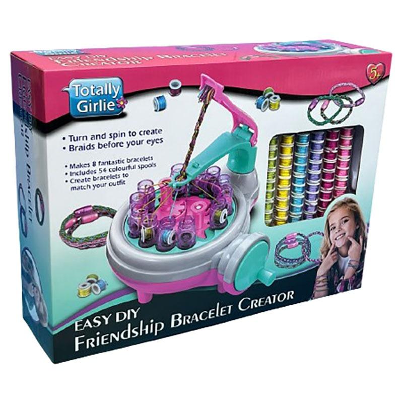 Totally Girlie Easy Friendship Bracelet Creator DIY Crafts Kit