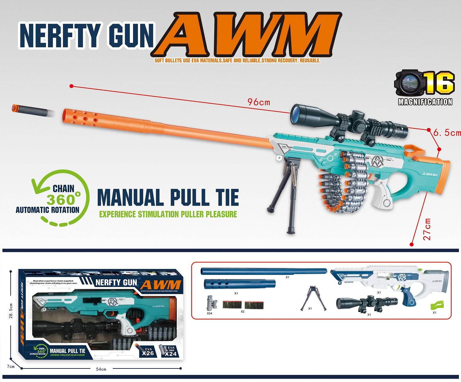 Nerfy Gun Sniper Blaster AWM