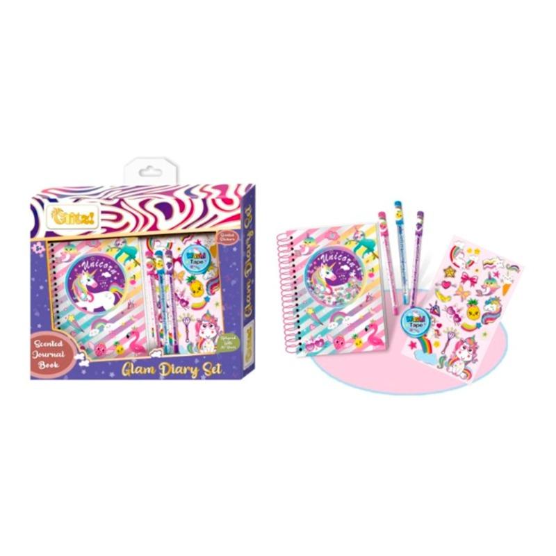 Glitz Personalized Sweet D.I.Y Journal Set - Unicorn