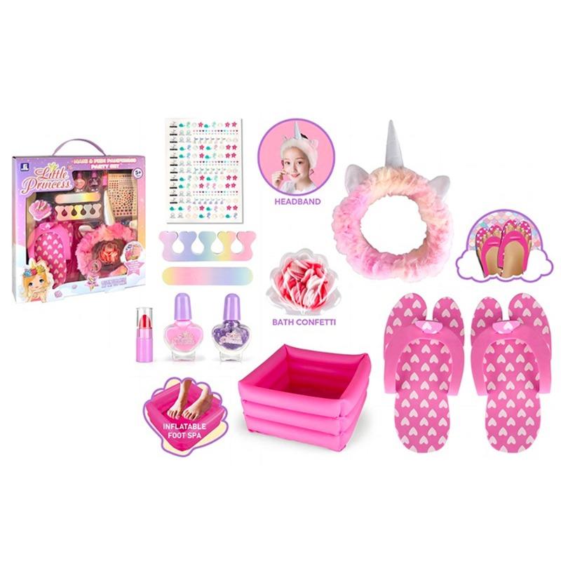 Nail And Pedi Pampering Party Set With Inflatable Foot SPA
