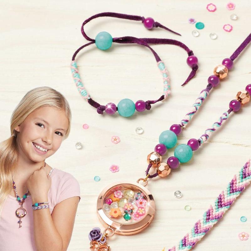 Make It Real Floating Locket Necklace and Charm Bracelets