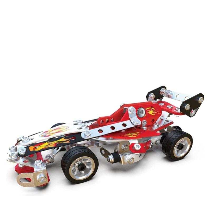 ميكانو - مجموعة بناء مركبة السباق لون أحمر