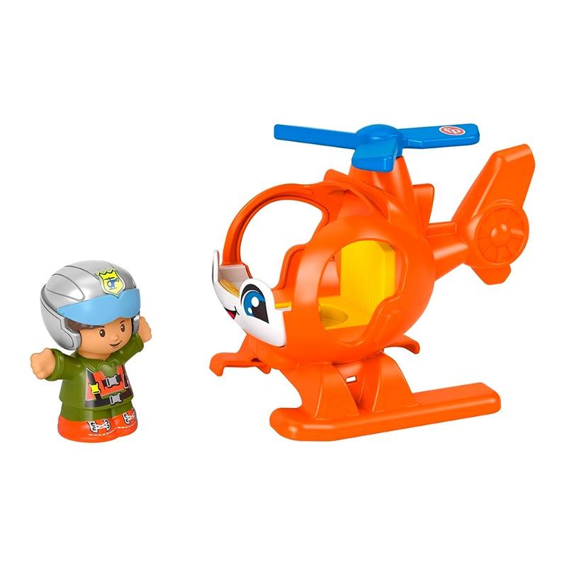 Fisher Price Little People Pilot Helicopter Toy
