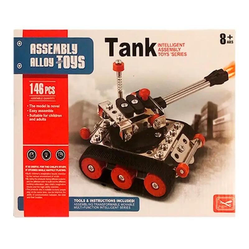 Assembly Alloy Toys - Tank Blocks 146pcs