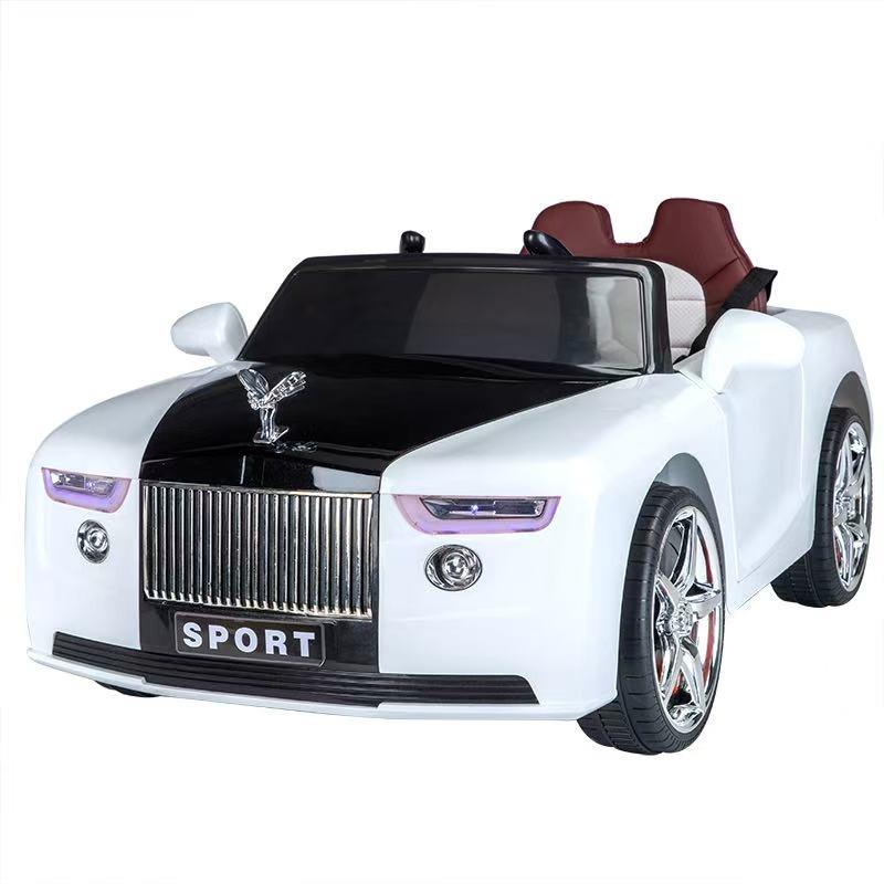 ORBIC KIDS Rolls Royce Battery Ride-On Car with Leather Seat