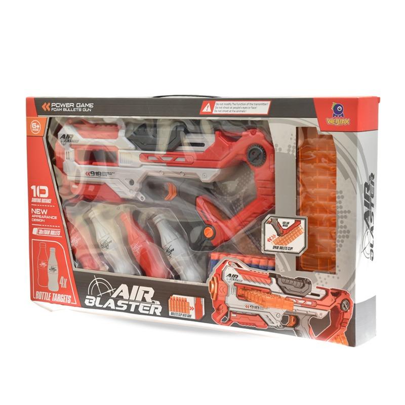 Air Blaster Foam Bullet Gun – Red & Grey