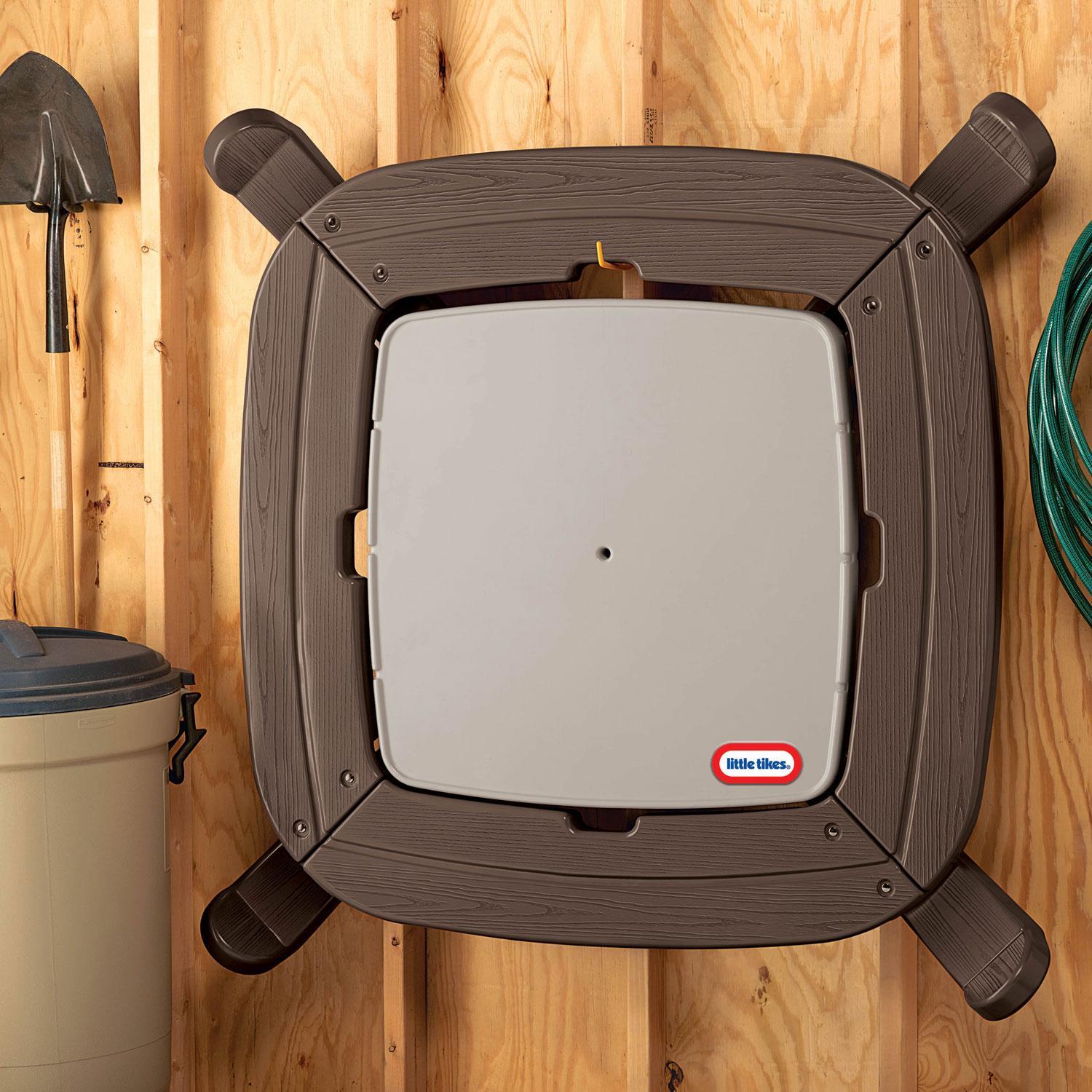 Little Tikes Fold N Store Picnic Table with Market Umbrella