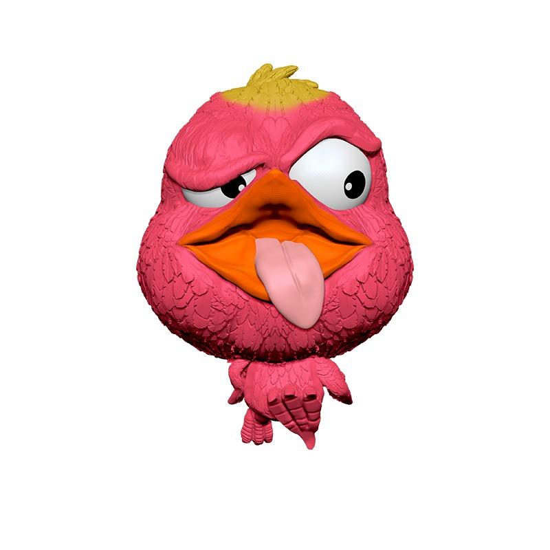 Splats Head Angry Figure - 11 Cm