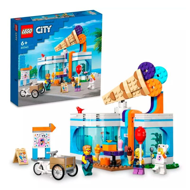 Lego City Ice Cream Shop Playset with Toy Cart Bike