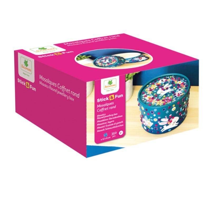 Sycomore Stick & Fun 3D Mosaics Round Box 350 pieces