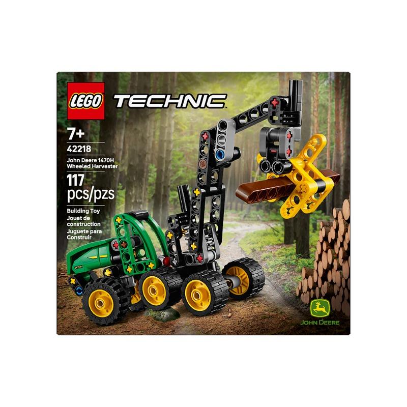 مجموعة ليغو جون دير 1470H حصادة بعجلات، 117 قطعة