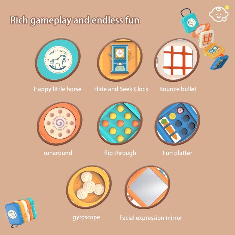 مكعب أنشطة استكشاف واكتشاف للأطفال