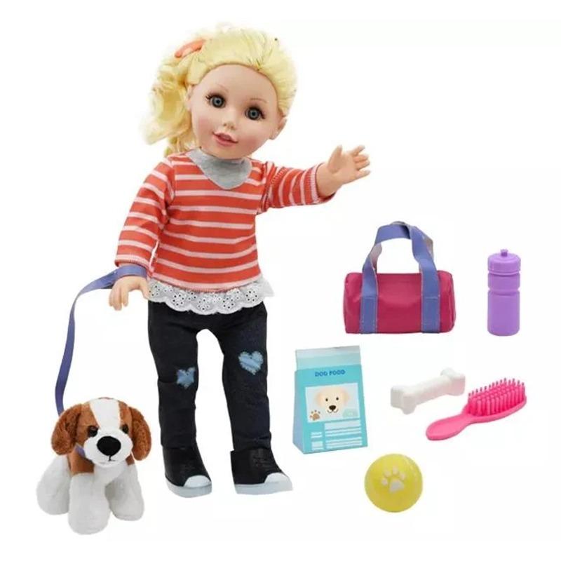 بيبي مزيونة دمية مع جرو 45 سم