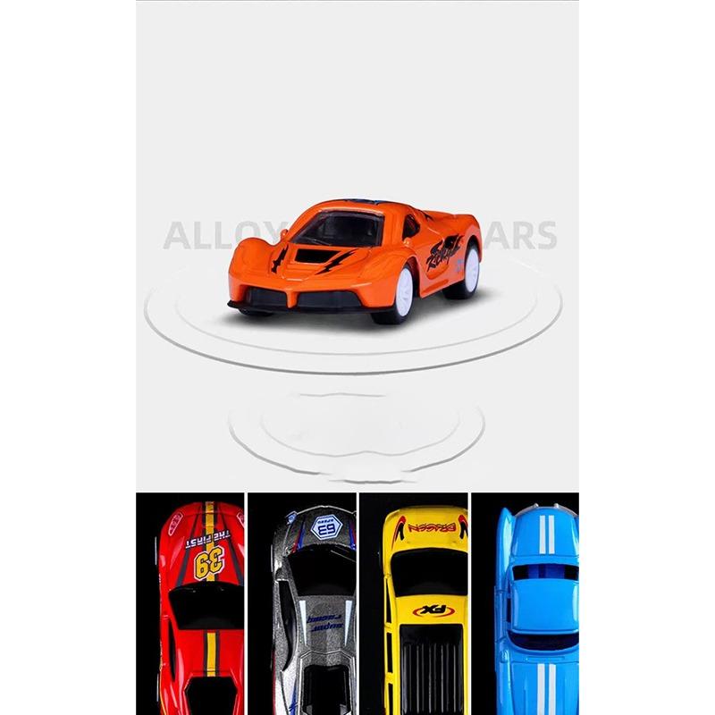 موبي - مجموعة سيارات السباق النموذجية ألوان متعددة