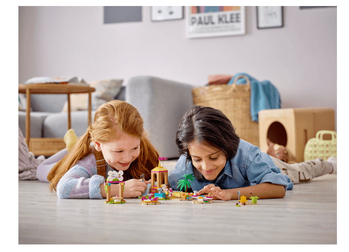 ليجو فريندز - مجموعة بناء ملعب الحيوانات الأليفة