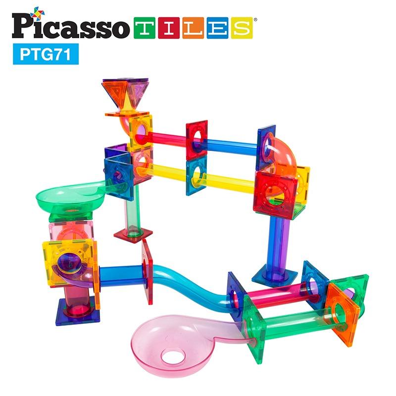 PicassoTiles Magnetic Building Set - 71 Piece