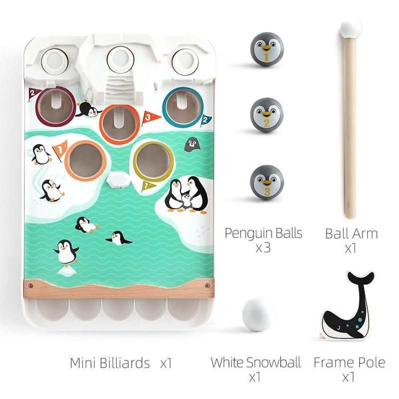 Top Bright Adelie Penguin Snowball Desktop Game