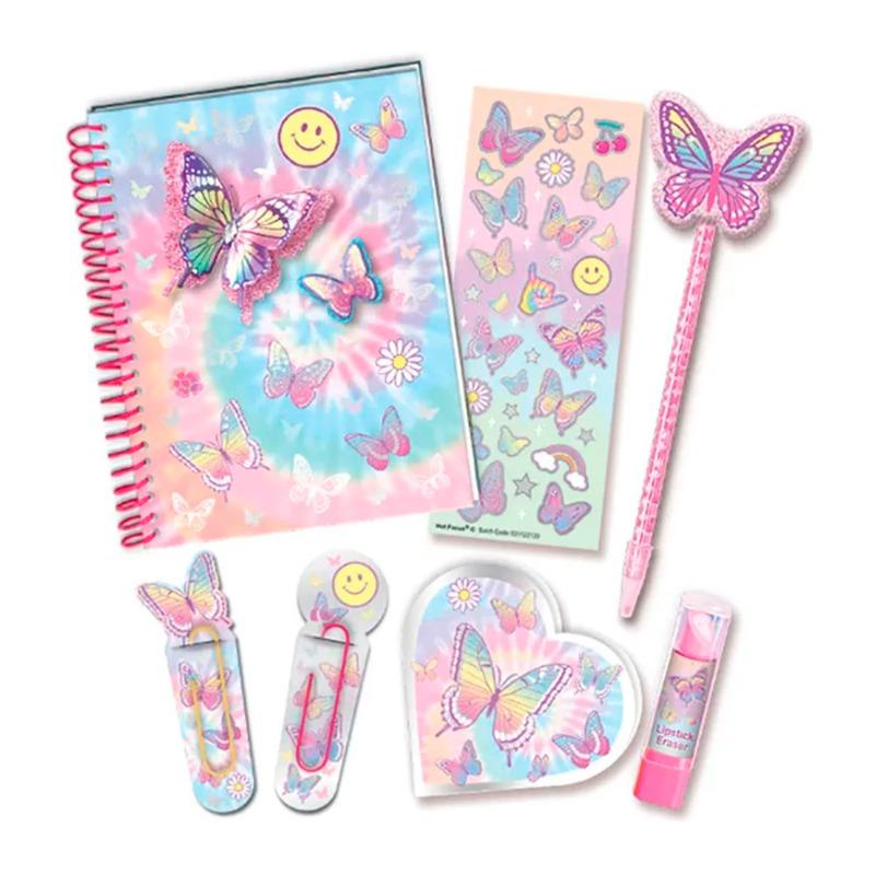 Hot Focus Butterfly Stick Journal Writing Set