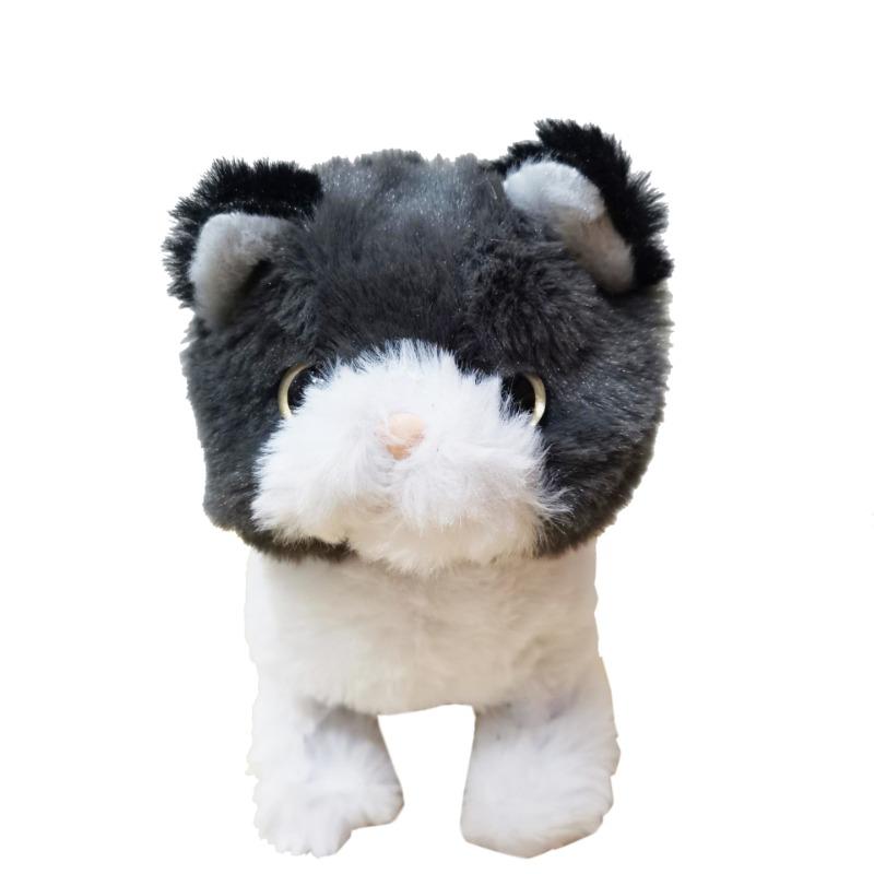 Interactive Cat Toy - Black With White