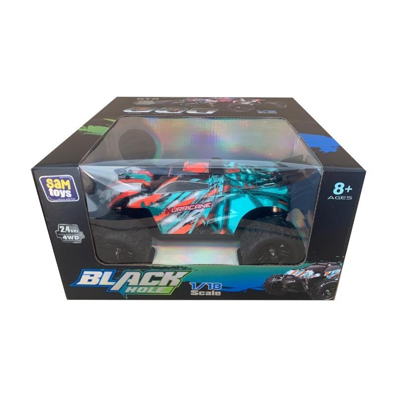 سام تويز - سيارة بلاك هول هاي سبيد بجهاز التحكم عن بعد لون برتقالي