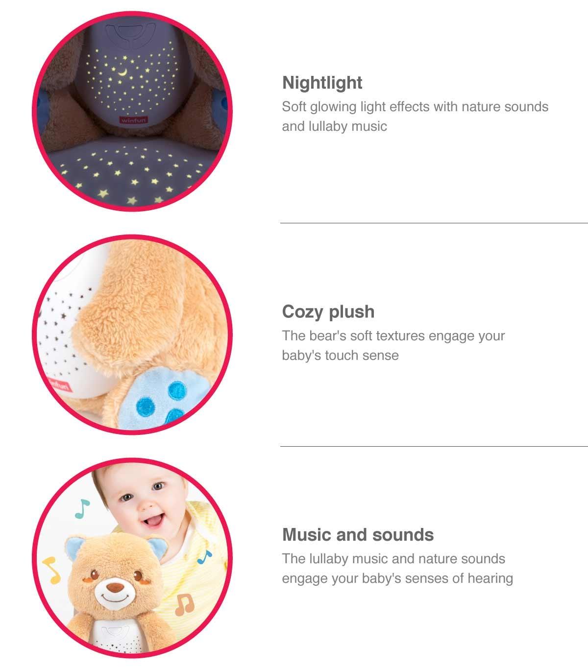 وين فن - جهاز عرض النجوم بتصميم الدب 2 في 1