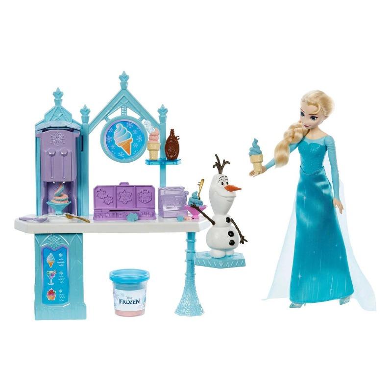Disney Frozen Fashion Doll Elsa And Olaf's Ice Cream Cart