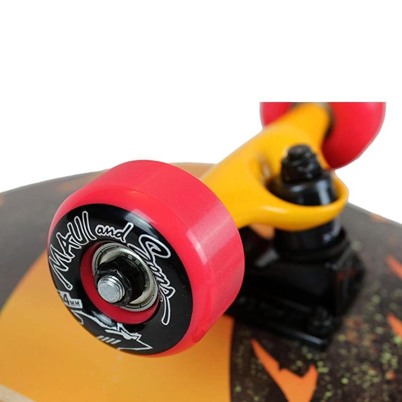 Maui Sharknado Orange Traditional Skate Board