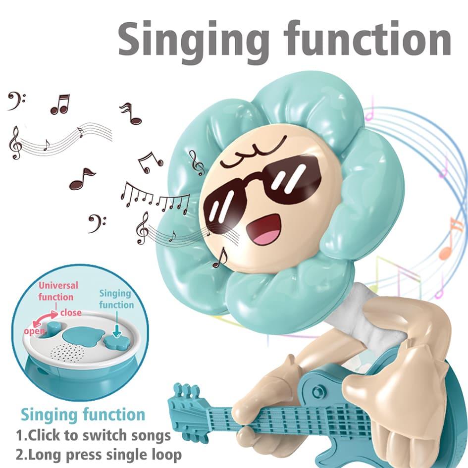 لعبة زهرة سان فلاور الموسيقية - أزرق