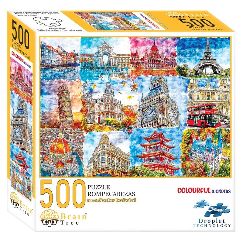 Brain Tree Colorful Wonders Puzzle 500 Pcs