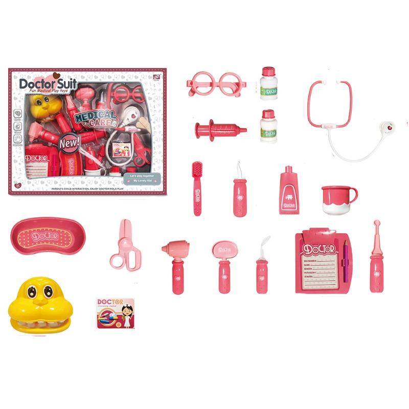 Dentist Pretend Toys Set With Sounds And Light For Kids - 11 Pcs