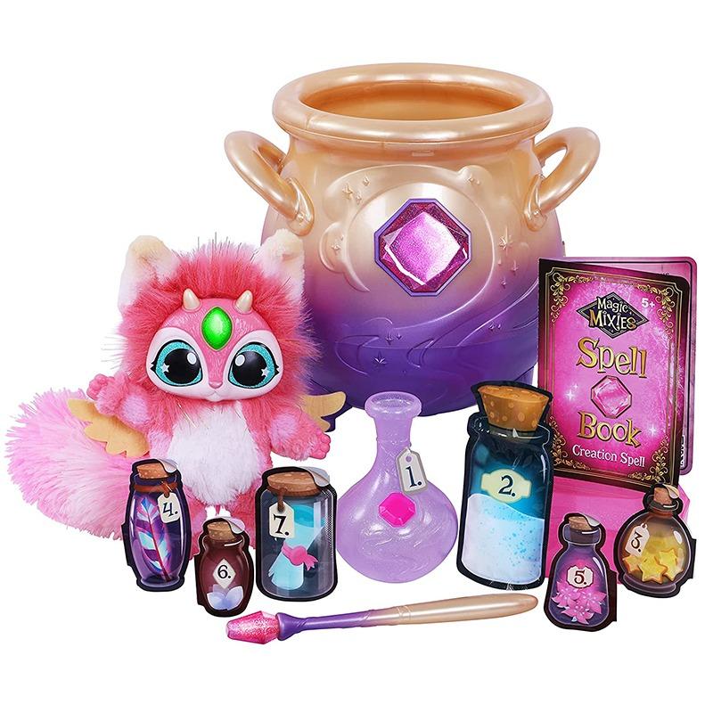 Magic Mixies Magical Misting Cauldron With Interactive Plush - 8 inch