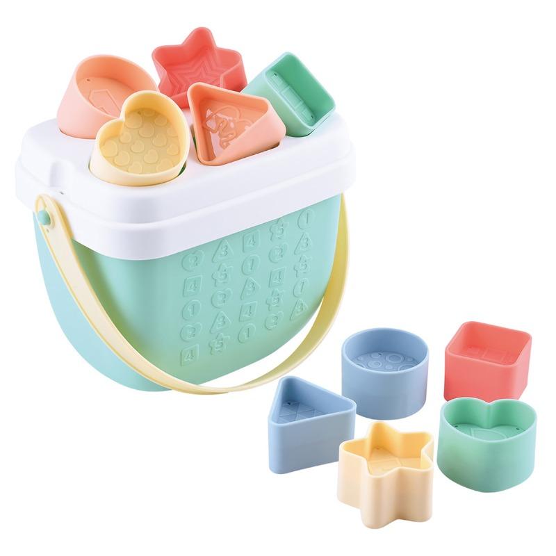 Play Go Recycled Material Match A Shape Bucket