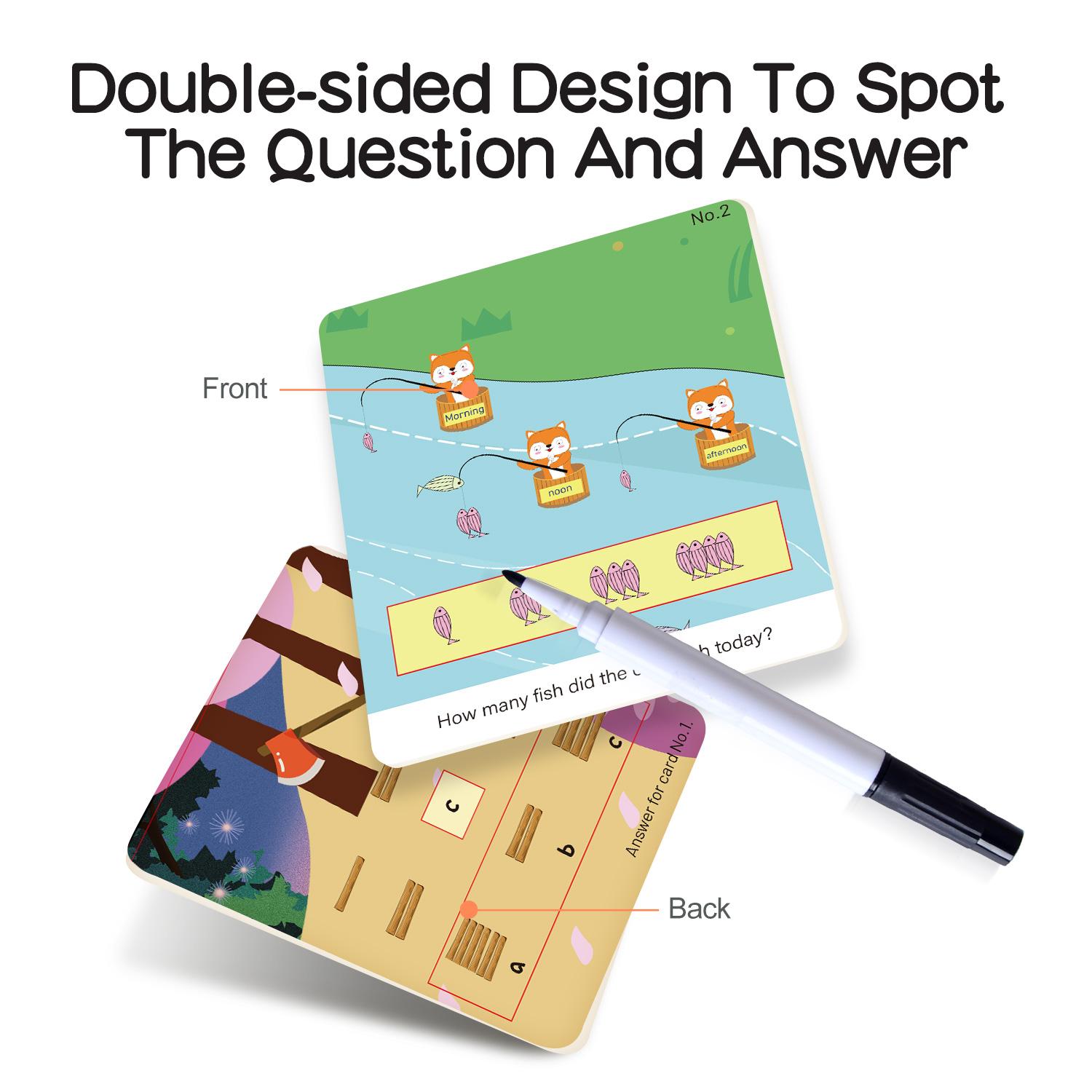 Wiple Clean Early Learning Cards - Brain Games