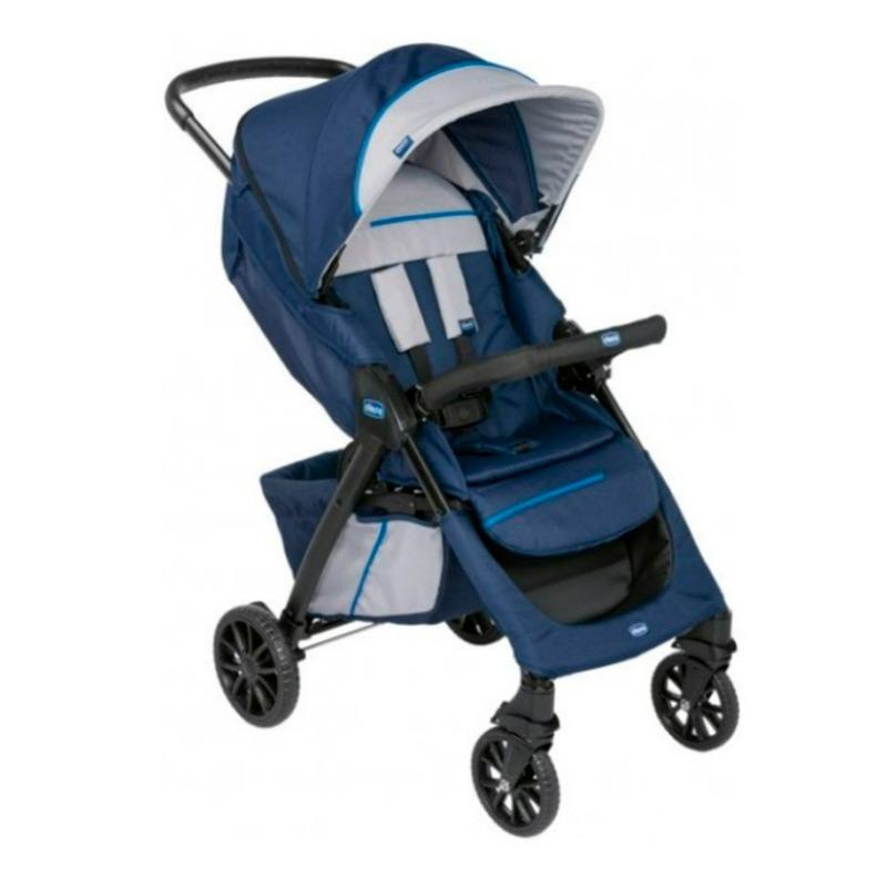شيكو - كويك وان عربة أطفال - أزرق
